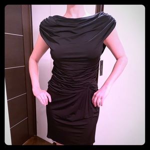 NWT Black Cocktail Dress Laundry/Shelli Segal Sz 8